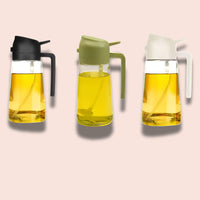 DripLock™ Oil Dispenser | Mess-Free Spray & Pour Control