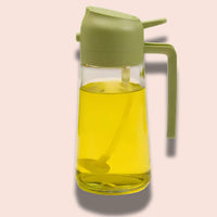 DripLock™ Oil Dispenser | Mess-Free Spray & Pour Control