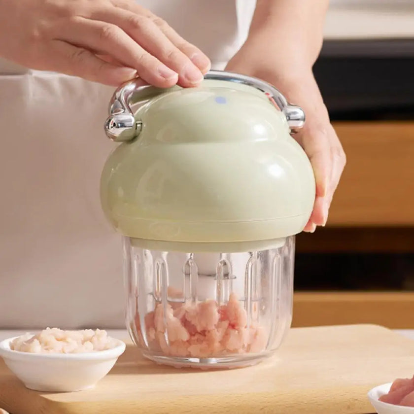 ChopMate™ Pro 2.0 — Cordless Mini Food Processor (USB Rechargeable, Dishwasher-Safe)