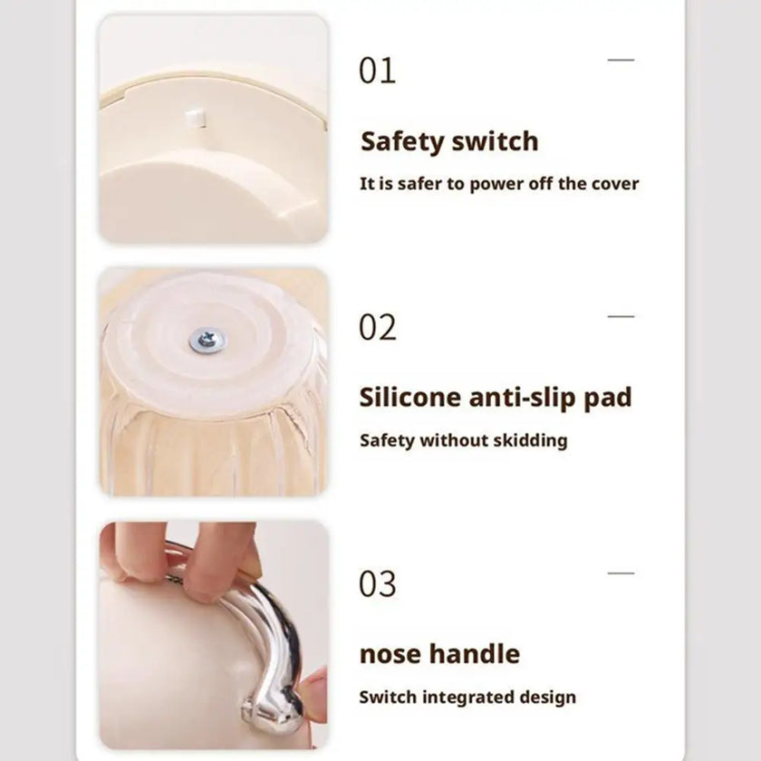 ChopMate™ Pro 2.0 — Cordless Mini Food Processor (USB Rechargeable, Dishwasher-Safe)